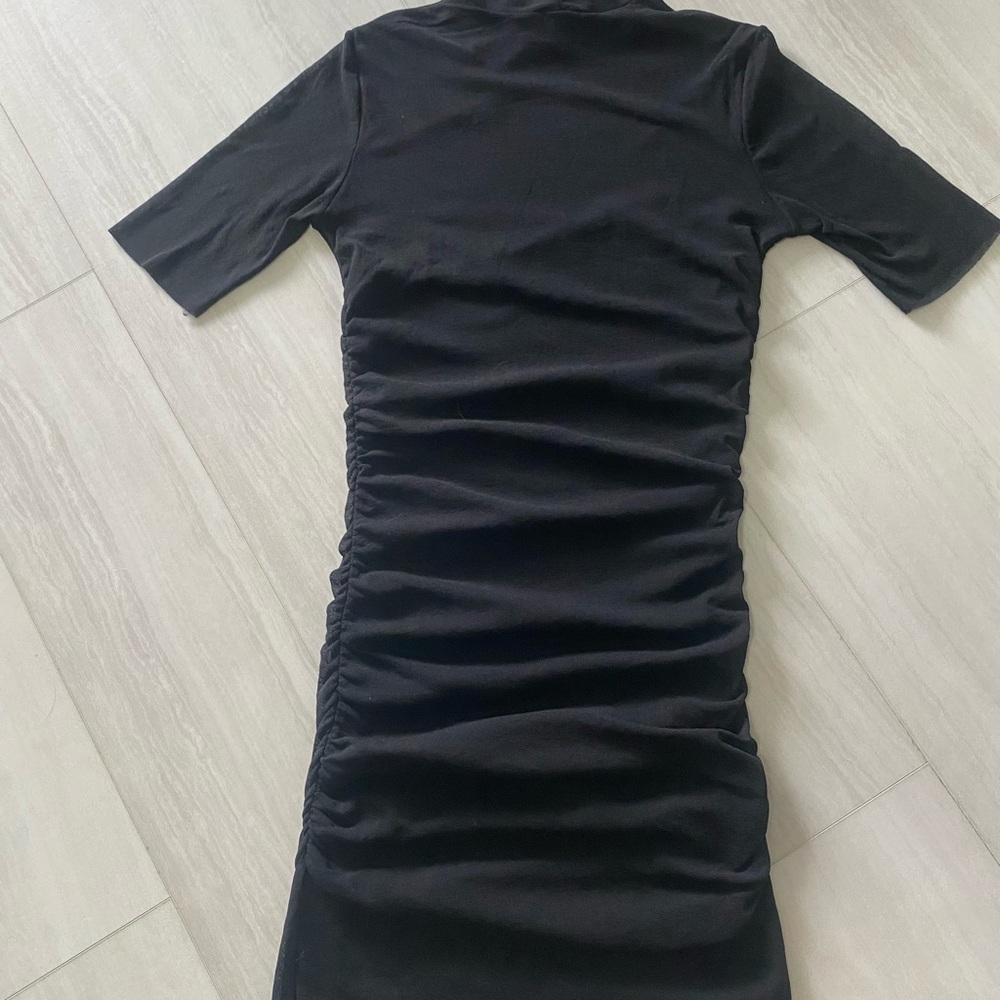 Cache Black Long Sleeve Ruched Top - Picture 2 of 6